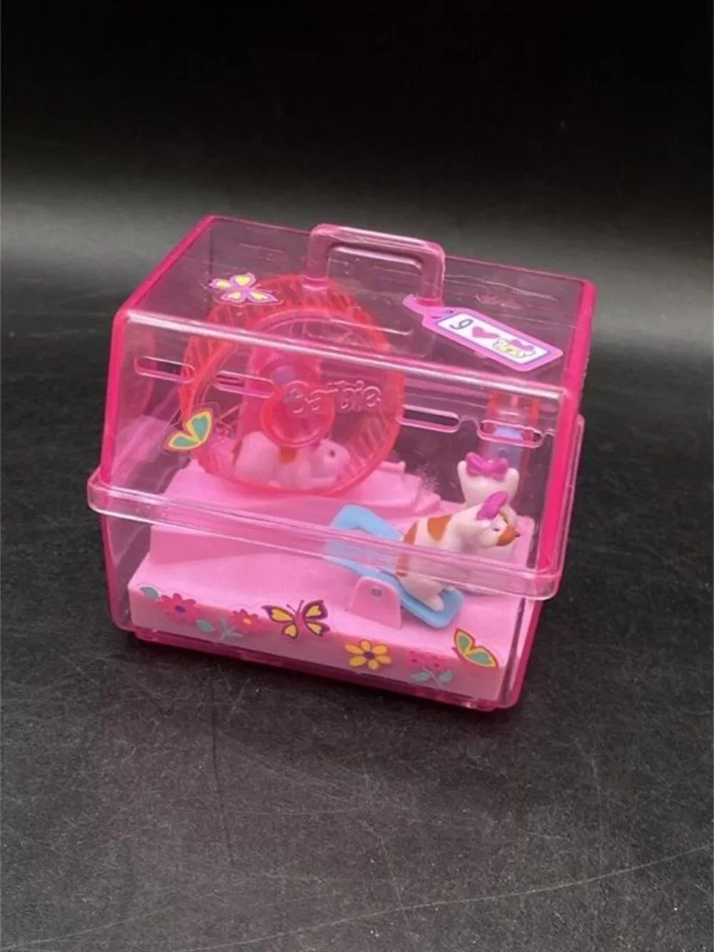 Barbie Magic Moves Pet Hamster Cage Windup MATTEL 1995 Working